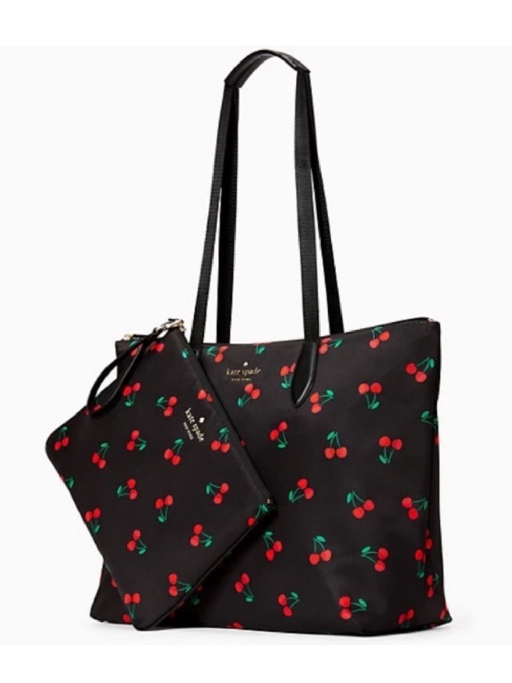 NWT Kate Spade Mel packable nylon tote cherry 🍒🍒🍒